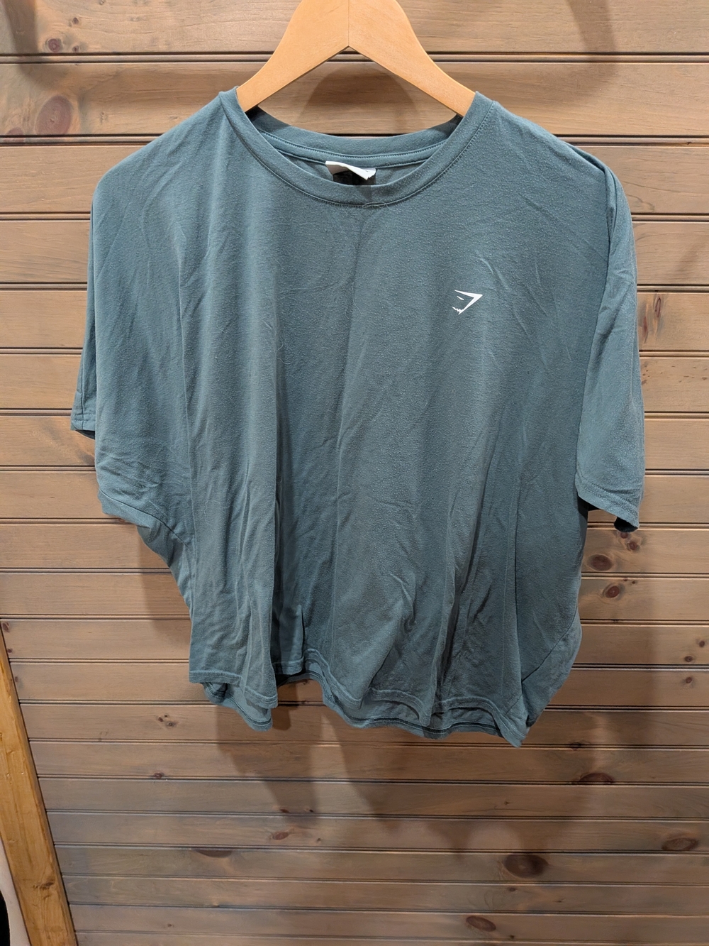 Gymshark Short Sleeve Crew T-Shirt in Teal Green